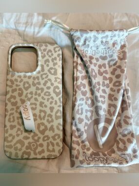 Loopy Case IPhone 16 Pro Max Taupe & Cream Leopard Print Phone Case